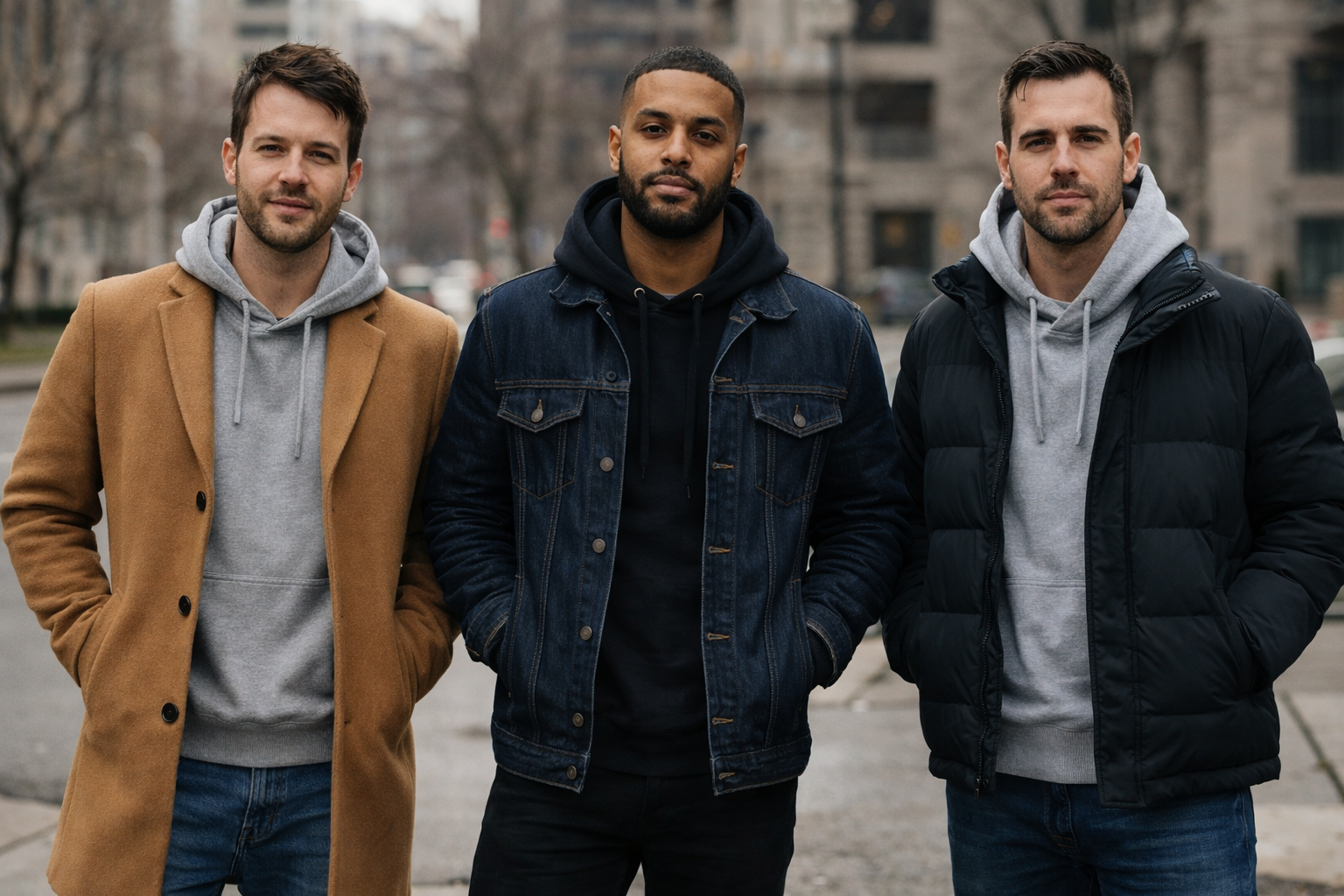 Quel manteau porter avec un sweat à capuche ?